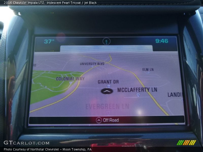 Navigation of 2016 Impala LTZ
