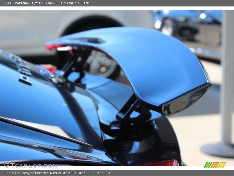 Dark Blue Metallic / Black 2015 Porsche Cayman