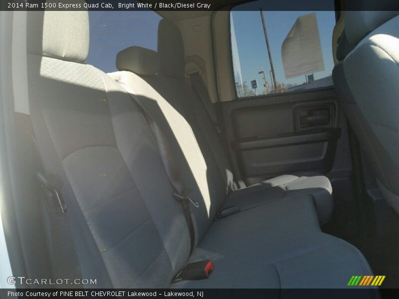 Bright White / Black/Diesel Gray 2014 Ram 1500 Express Quad Cab