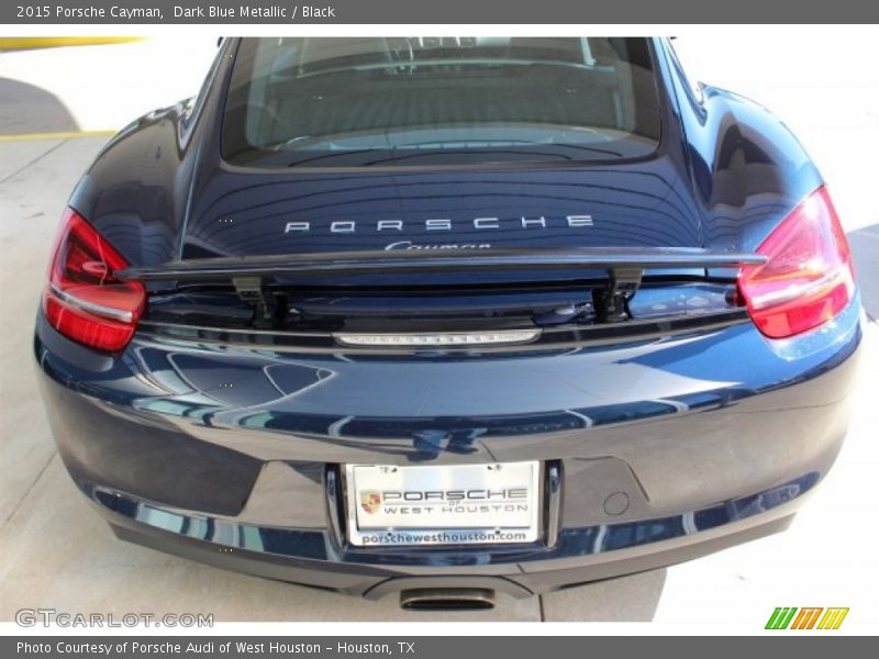 Dark Blue Metallic / Black 2015 Porsche Cayman