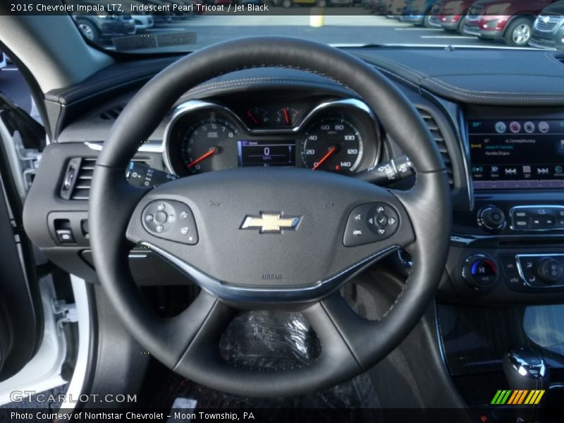 Iridescent Pearl Tricoat / Jet Black 2016 Chevrolet Impala LTZ