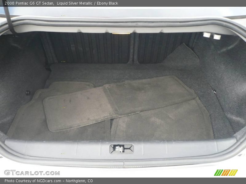 Liquid Silver Metallic / Ebony Black 2008 Pontiac G6 GT Sedan