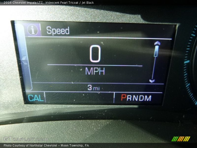 Iridescent Pearl Tricoat / Jet Black 2016 Chevrolet Impala LTZ