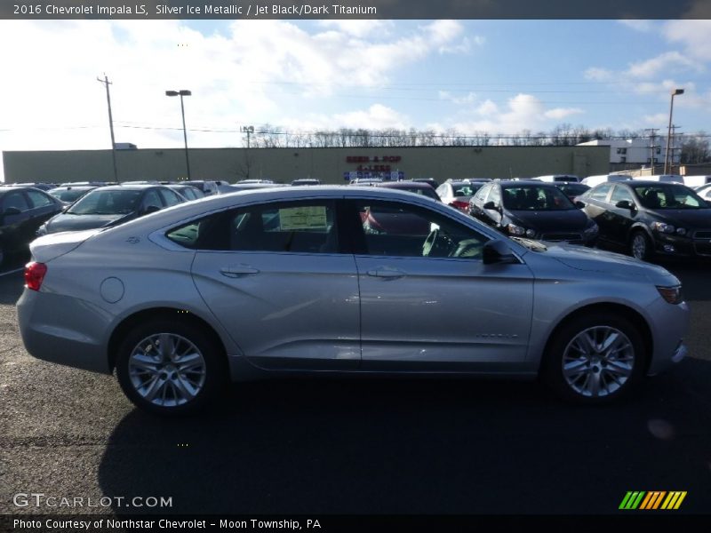 Silver Ice Metallic / Jet Black/Dark Titanium 2016 Chevrolet Impala LS