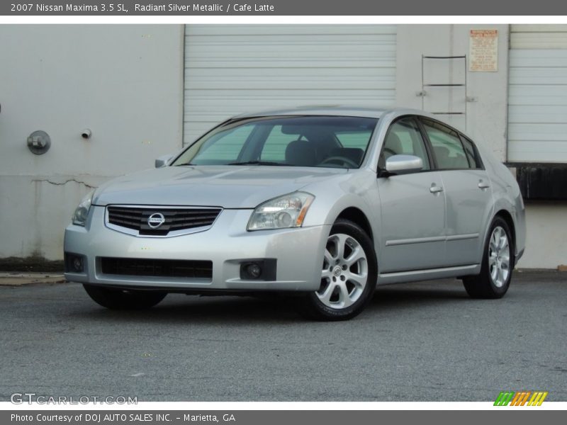 Radiant Silver Metallic / Cafe Latte 2007 Nissan Maxima 3.5 SL