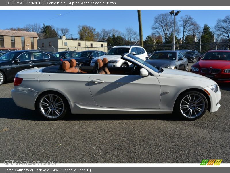 Alpine White / Saddle Brown 2013 BMW 3 Series 335i Convertible