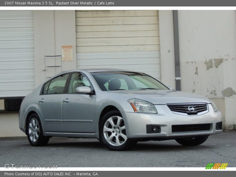 Radiant Silver Metallic / Cafe Latte 2007 Nissan Maxima 3.5 SL