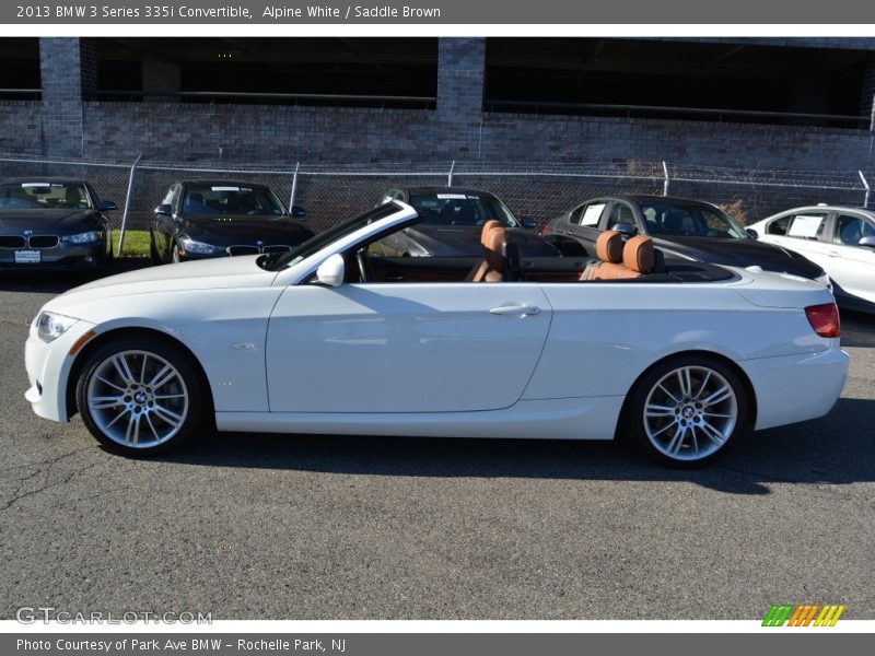 Alpine White / Saddle Brown 2013 BMW 3 Series 335i Convertible
