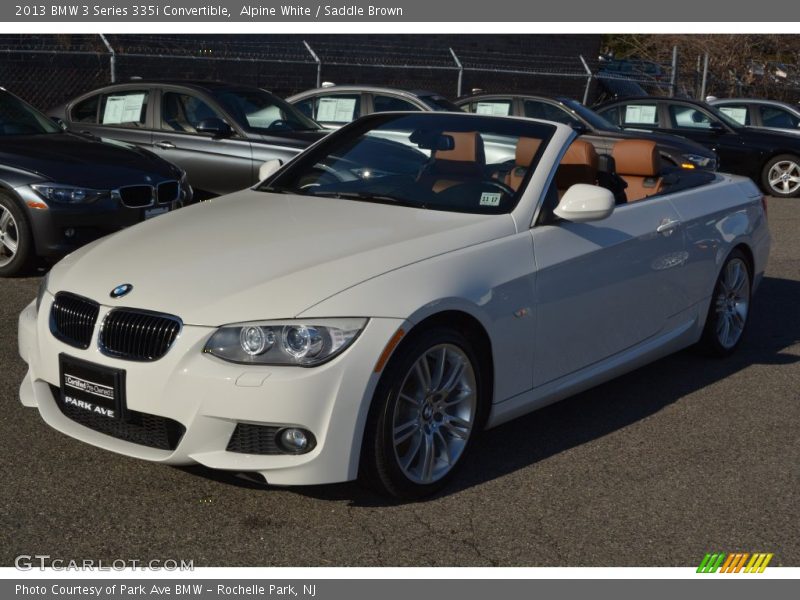 Alpine White / Saddle Brown 2013 BMW 3 Series 335i Convertible