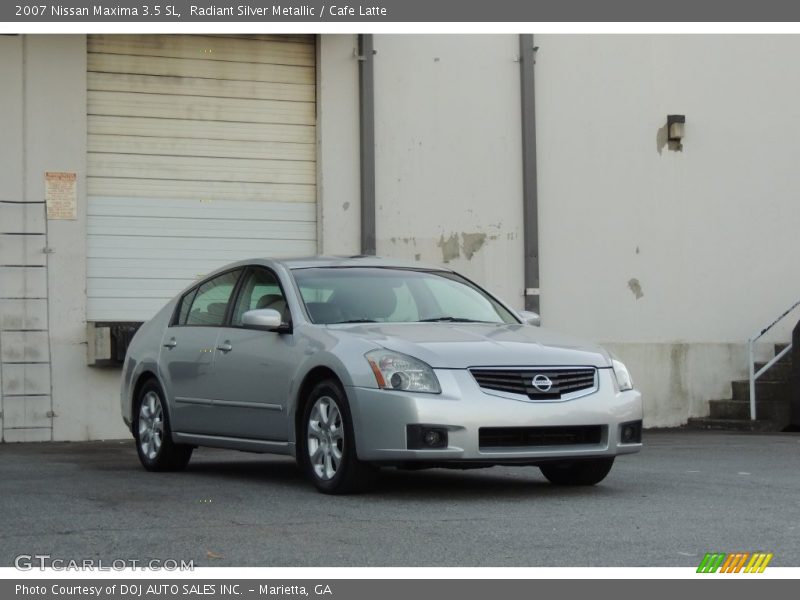 Radiant Silver Metallic / Cafe Latte 2007 Nissan Maxima 3.5 SL