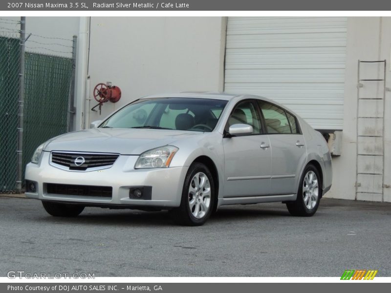 Radiant Silver Metallic / Cafe Latte 2007 Nissan Maxima 3.5 SL