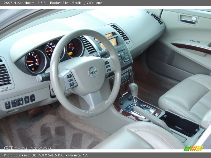 Radiant Silver Metallic / Cafe Latte 2007 Nissan Maxima 3.5 SL