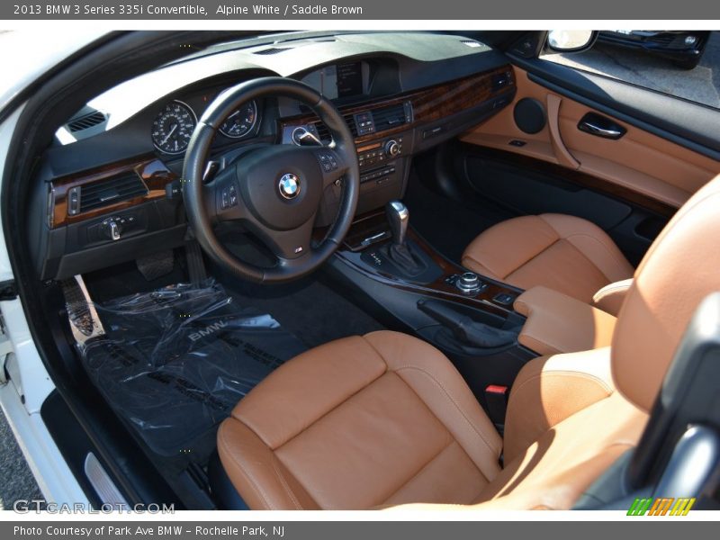 Alpine White / Saddle Brown 2013 BMW 3 Series 335i Convertible