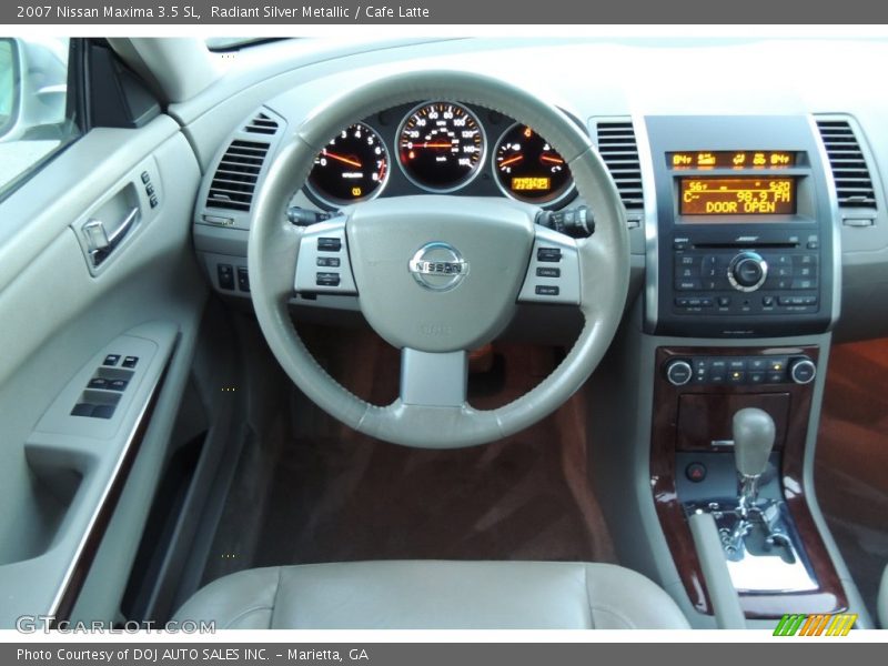 Radiant Silver Metallic / Cafe Latte 2007 Nissan Maxima 3.5 SL