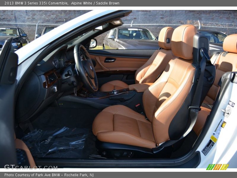 Alpine White / Saddle Brown 2013 BMW 3 Series 335i Convertible