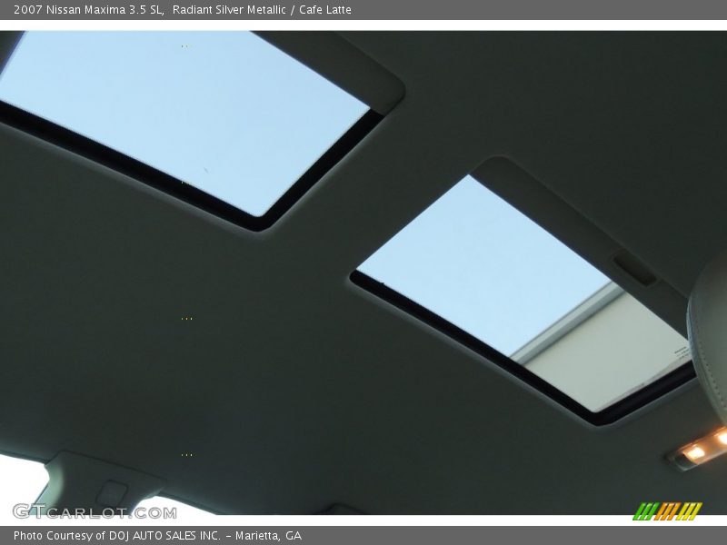 Radiant Silver Metallic / Cafe Latte 2007 Nissan Maxima 3.5 SL