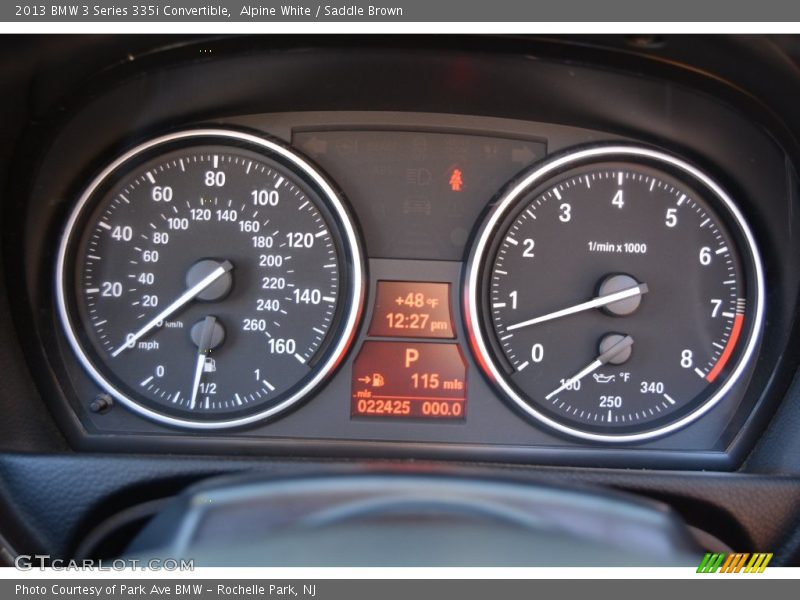 Alpine White / Saddle Brown 2013 BMW 3 Series 335i Convertible