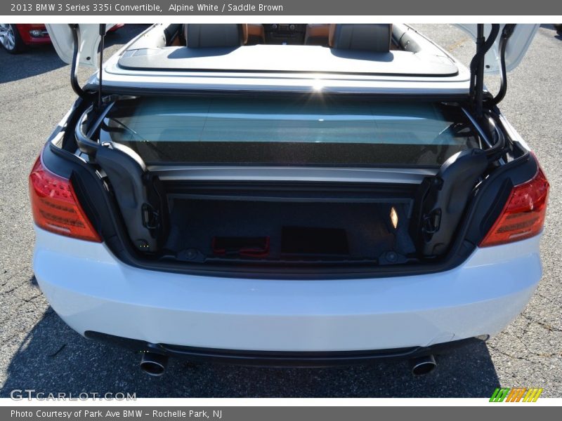 Alpine White / Saddle Brown 2013 BMW 3 Series 335i Convertible