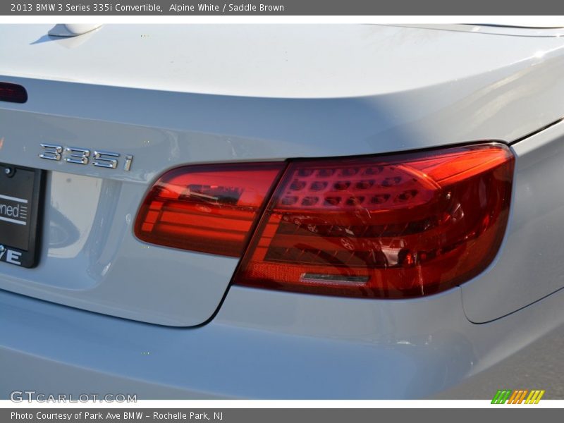 Alpine White / Saddle Brown 2013 BMW 3 Series 335i Convertible