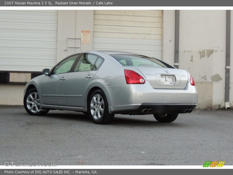 Radiant Silver Metallic / Cafe Latte 2007 Nissan Maxima 3.5 SL