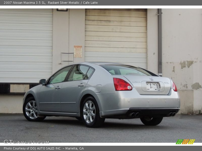 Radiant Silver Metallic / Cafe Latte 2007 Nissan Maxima 3.5 SL