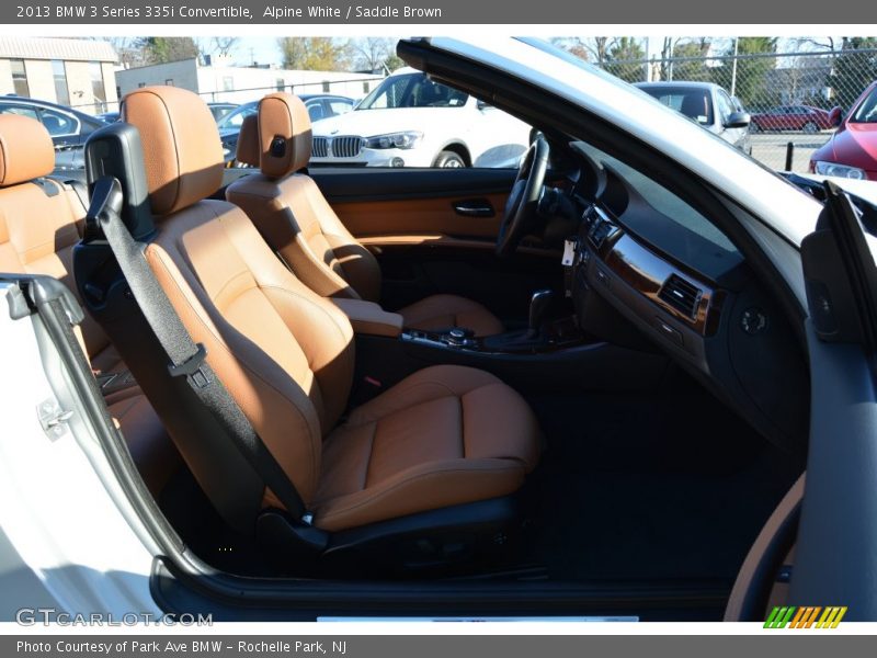 Alpine White / Saddle Brown 2013 BMW 3 Series 335i Convertible