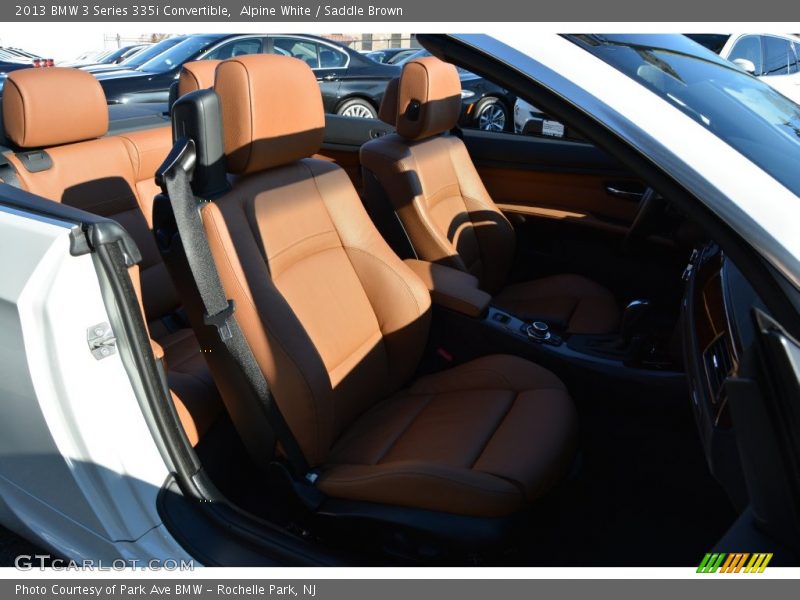 Alpine White / Saddle Brown 2013 BMW 3 Series 335i Convertible