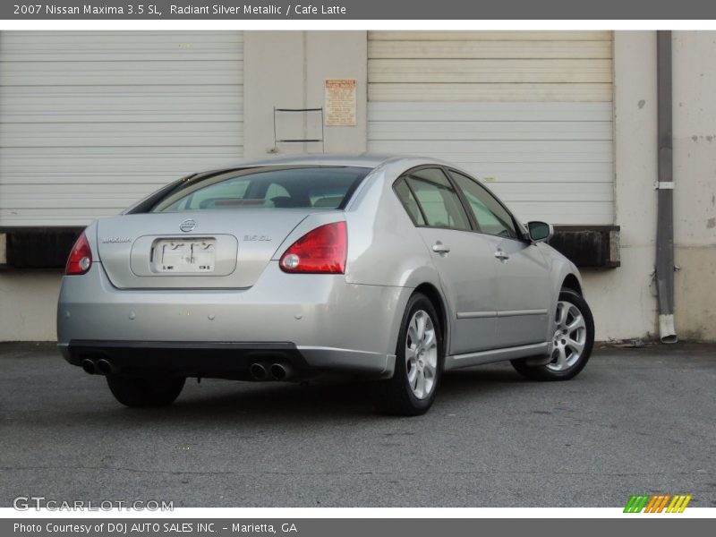 Radiant Silver Metallic / Cafe Latte 2007 Nissan Maxima 3.5 SL