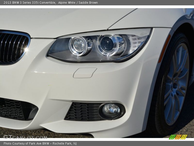Alpine White / Saddle Brown 2013 BMW 3 Series 335i Convertible