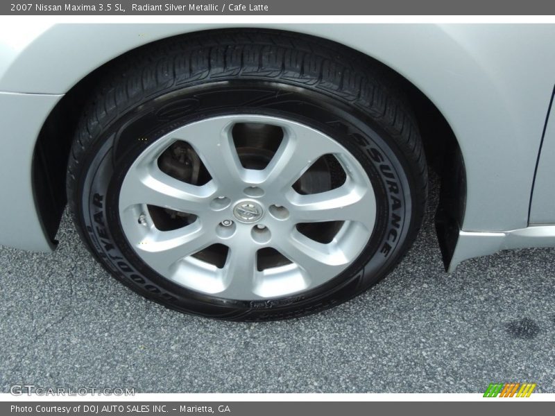 Radiant Silver Metallic / Cafe Latte 2007 Nissan Maxima 3.5 SL