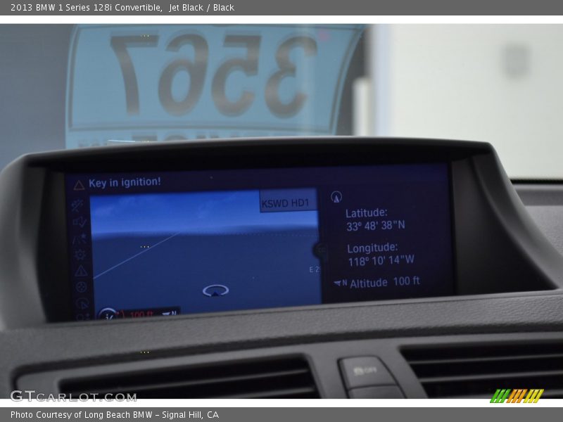 Jet Black / Black 2013 BMW 1 Series 128i Convertible