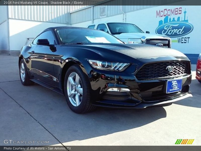 Shadow Black / Ebony 2016 Ford Mustang V6 Coupe