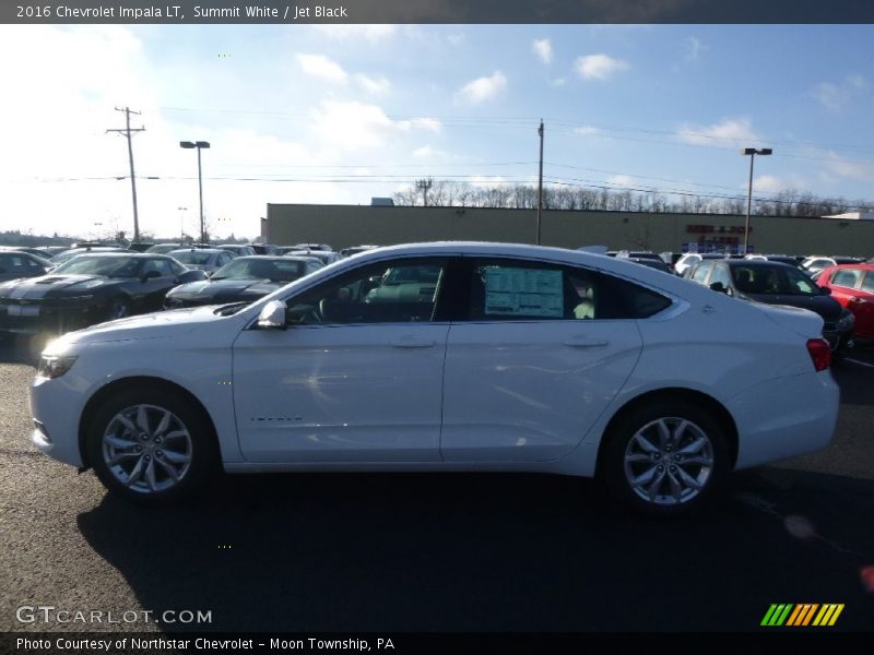 Summit White / Jet Black 2016 Chevrolet Impala LT