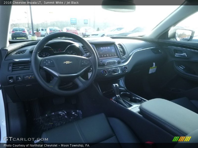 Summit White / Jet Black 2016 Chevrolet Impala LT