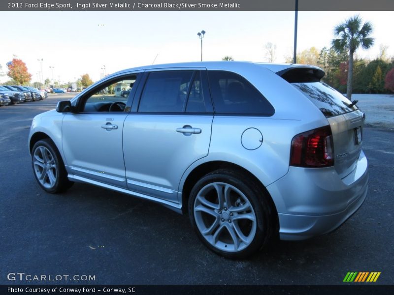 Ingot Silver Metallic / Charcoal Black/Silver Smoke Metallic 2012 Ford Edge Sport