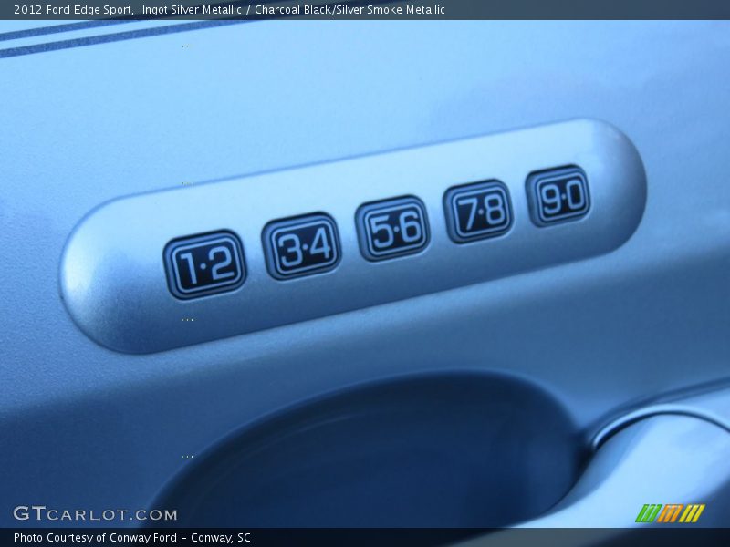 Ingot Silver Metallic / Charcoal Black/Silver Smoke Metallic 2012 Ford Edge Sport