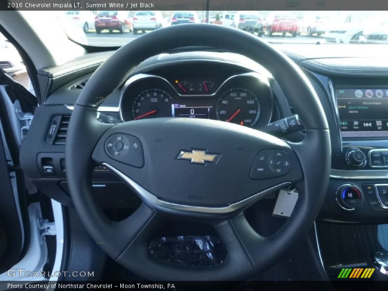 Summit White / Jet Black 2016 Chevrolet Impala LT