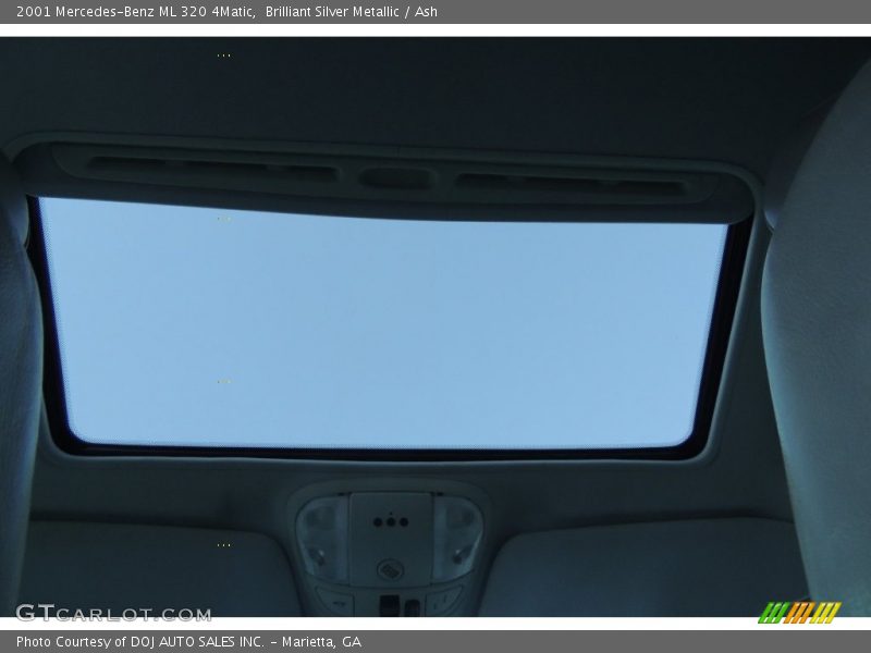Brilliant Silver Metallic / Ash 2001 Mercedes-Benz ML 320 4Matic