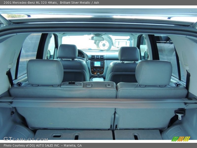 Brilliant Silver Metallic / Ash 2001 Mercedes-Benz ML 320 4Matic