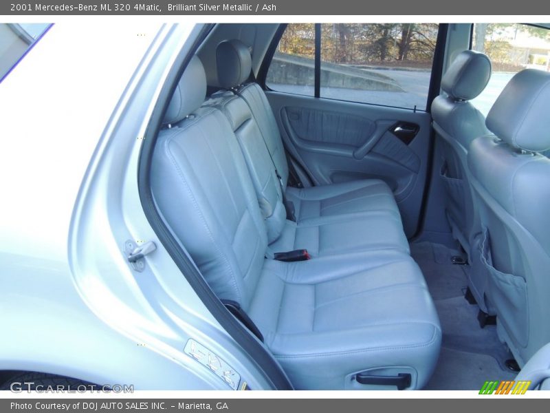 Brilliant Silver Metallic / Ash 2001 Mercedes-Benz ML 320 4Matic