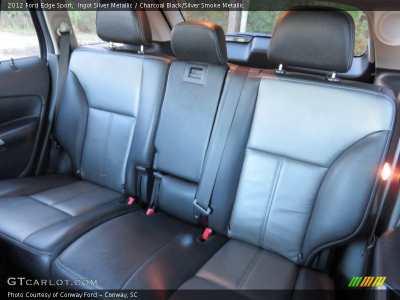 Ingot Silver Metallic / Charcoal Black/Silver Smoke Metallic 2012 Ford Edge Sport