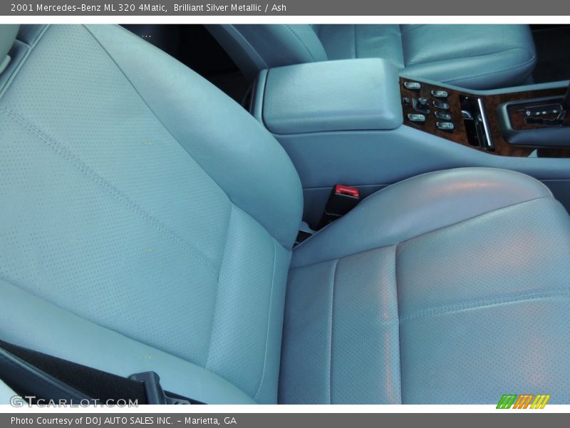 Brilliant Silver Metallic / Ash 2001 Mercedes-Benz ML 320 4Matic
