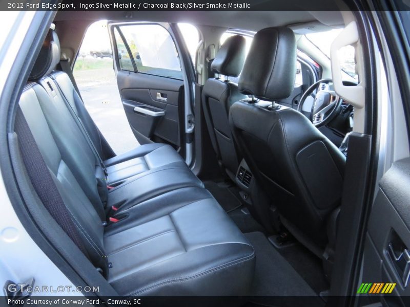 Ingot Silver Metallic / Charcoal Black/Silver Smoke Metallic 2012 Ford Edge Sport