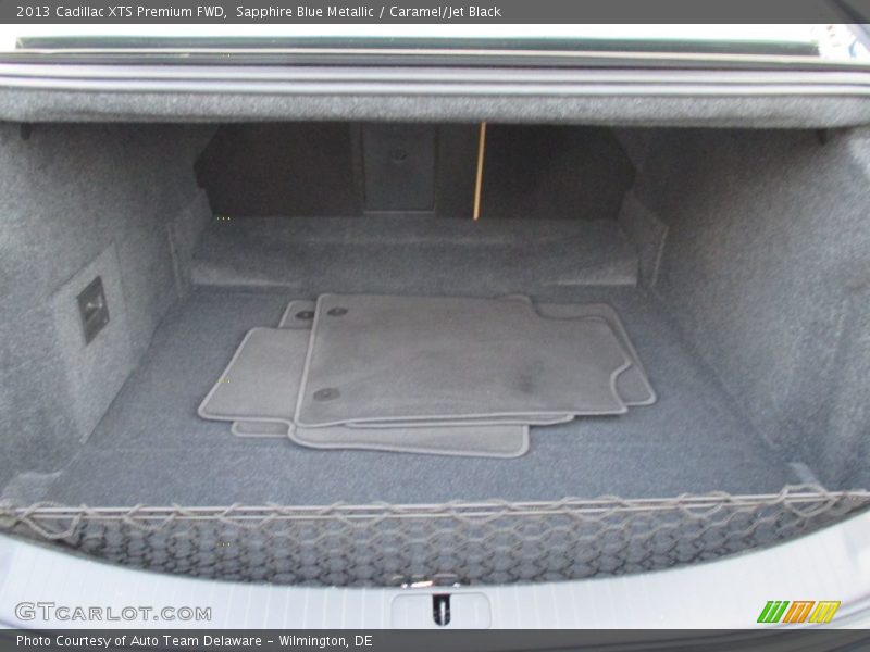 Sapphire Blue Metallic / Caramel/Jet Black 2013 Cadillac XTS Premium FWD