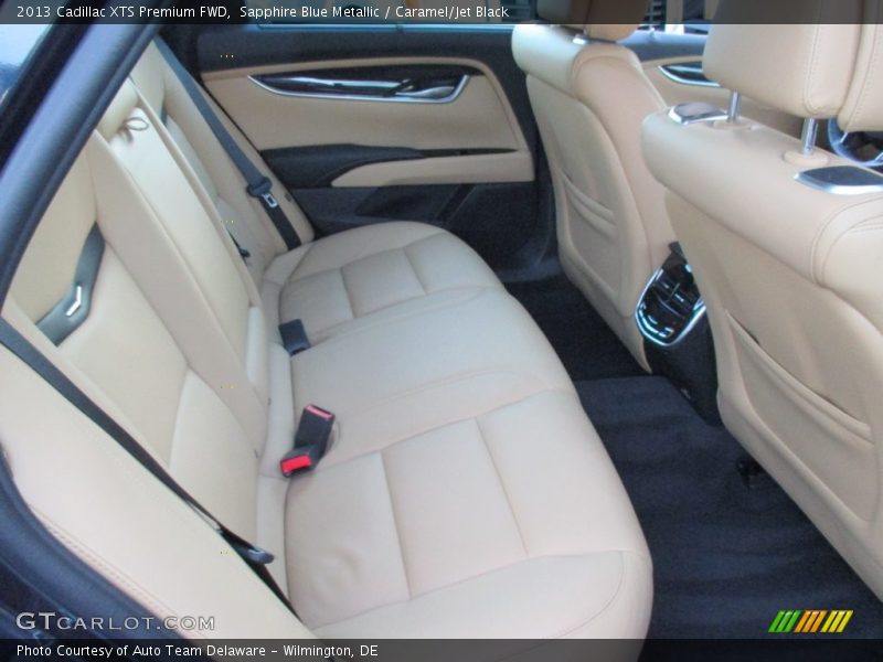 Sapphire Blue Metallic / Caramel/Jet Black 2013 Cadillac XTS Premium FWD