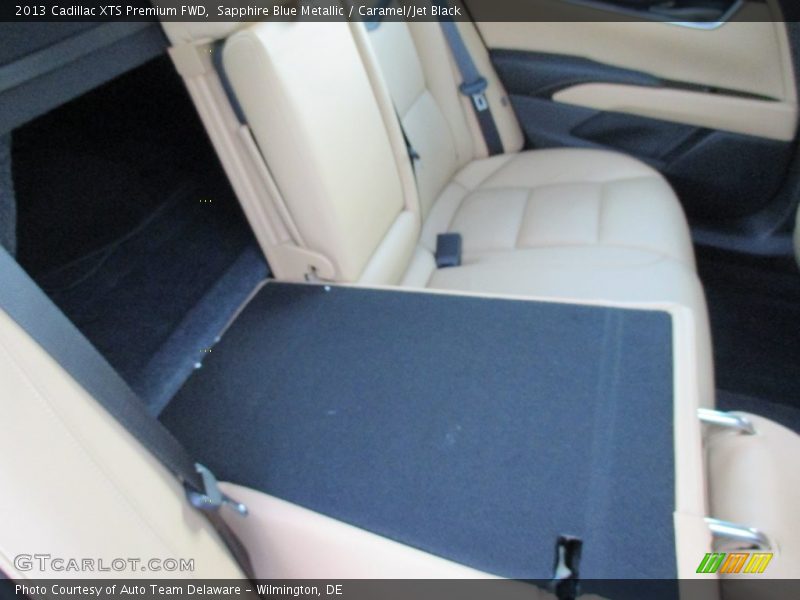 Sapphire Blue Metallic / Caramel/Jet Black 2013 Cadillac XTS Premium FWD