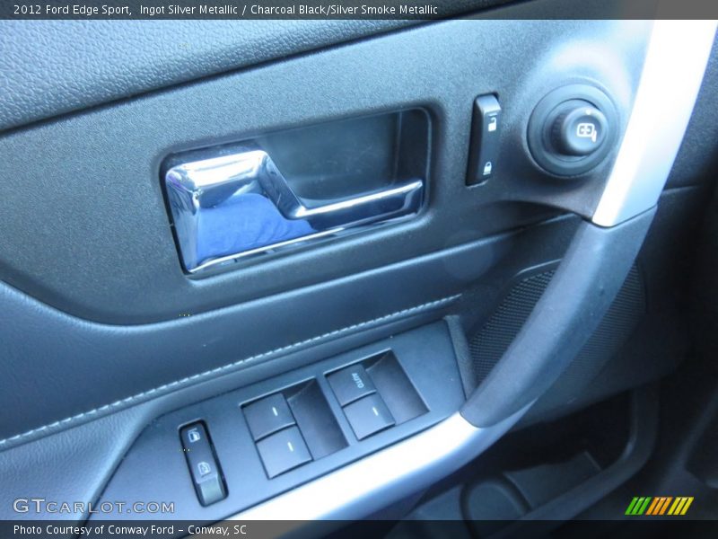 Ingot Silver Metallic / Charcoal Black/Silver Smoke Metallic 2012 Ford Edge Sport