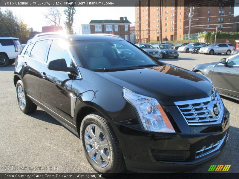 Black Raven / Light Titanium/Ebony 2016 Cadillac SRX Luxury