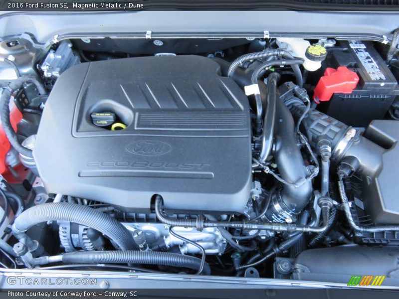  2016 Fusion SE Engine - 1.5 Liter EcoBoost DI Turbocharged DOHC 16-Valve Ti-VCT 4 Cylinder