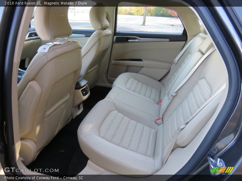 Rear Seat of 2016 Fusion SE